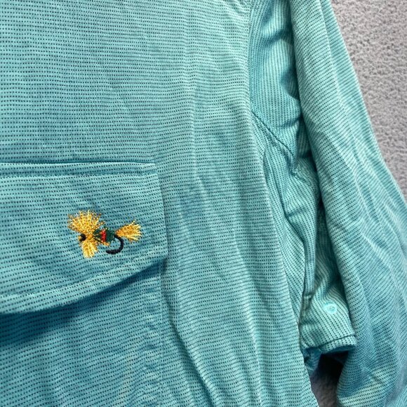 Cabela’s Men’s 2XL Fly Fishing Shirt UPF 30 Long Sleeve GX II Guidewear Logo - Picture 13 of 15